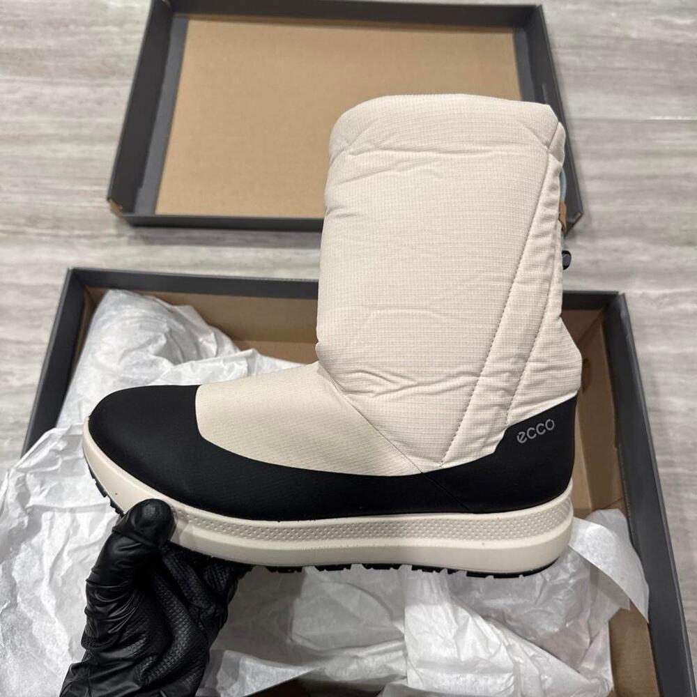 Ecco white black winter